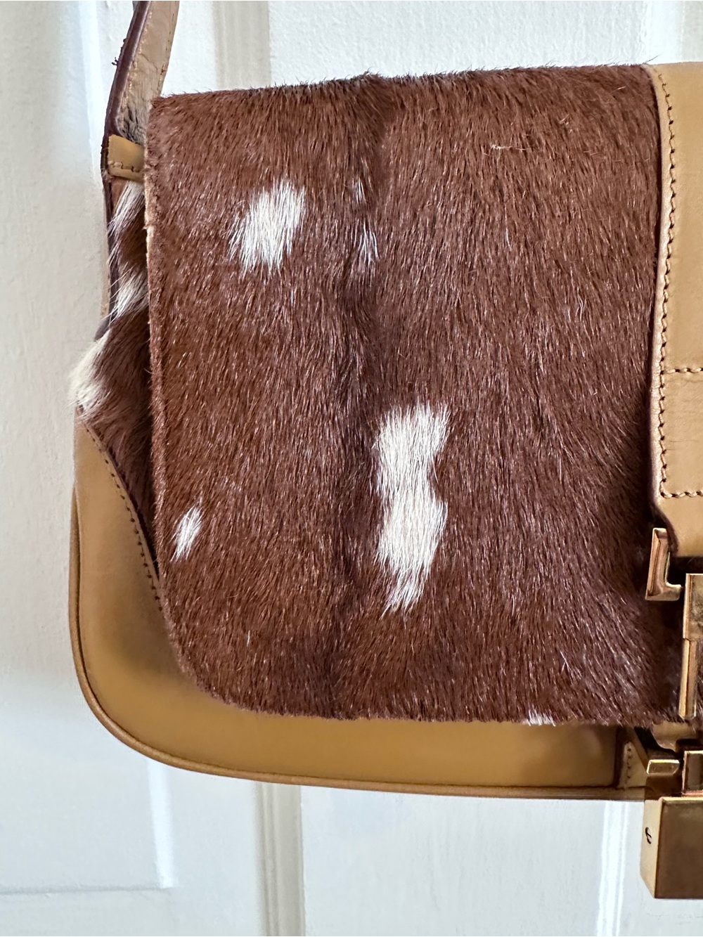 Gucci Jackie Bag Pony Hair Calf Hair Vintage Tom Ford Shoulder Bag Leather Brown - Picture 11 of 15